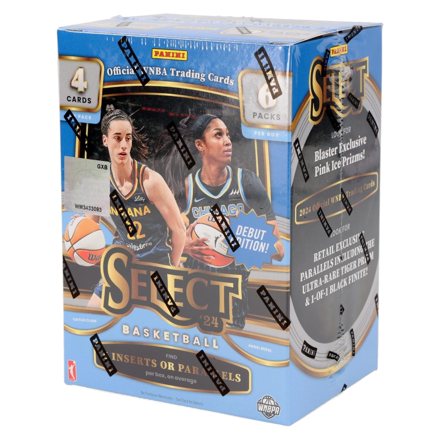 2024 Panini Select WNBA Basketball Blaster Box (Pink Ice)