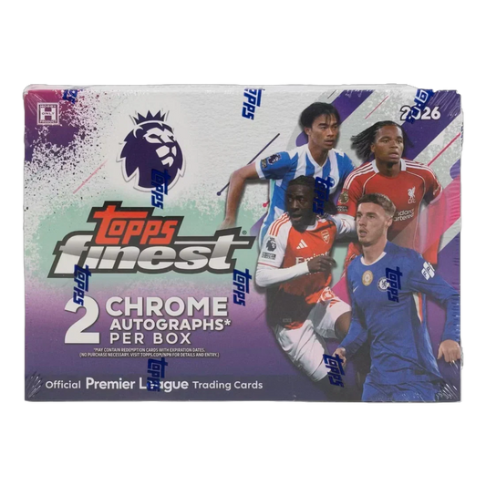 2026 Topps Finest Premier League Soccer Hobby Box
