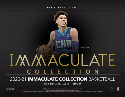 2020/21 Panini Immaculate Basketball Hobby 5 Box Case