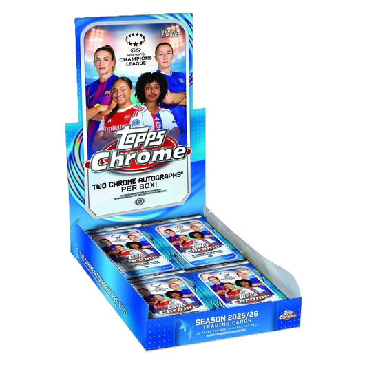 2025/26 Topps UEFA Women's Champions League Chrome Soccer Hobby Box