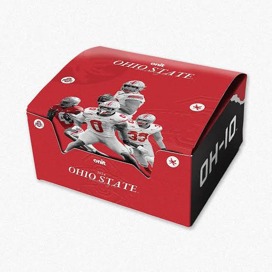2024 ONIT OHIO STATE BUCKEYES COMMEMORATIVE COLLECTIBLE FOOTBALL CARD BOX