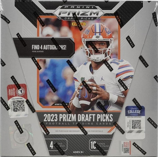 2023 Panini Prizm Collegiate Draft Picks Football Hobby Box